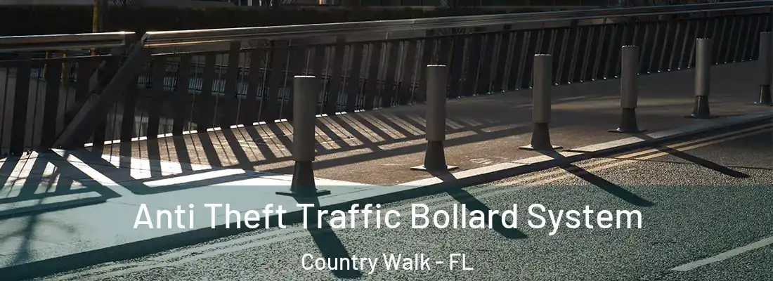 Anti Theft Traffic Bollard System Country Walk - FL