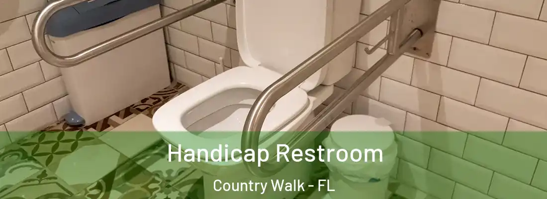Handicap Restroom Country Walk - FL